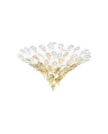 Galaxy Flying Leaves Meteor Shower Crystal Spiral Chandelier