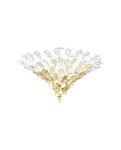 Galaxy Flying Leaves Meteor Shower Crystal Spiral Chandelier