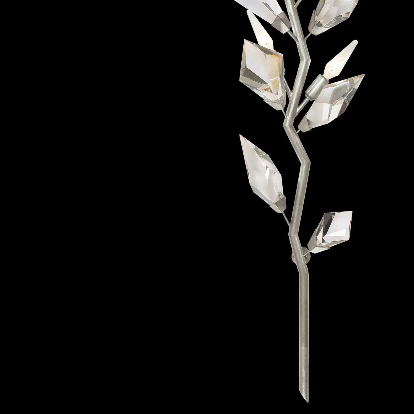 Addison 58" Gold&Silver Crystal Sconce - Richardrider