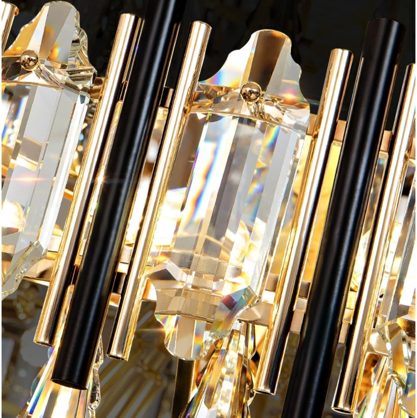 Foyer 3 Layers Extra Large Crystal Chandelier For Living Room Staircase Ceiling Lighting Fixture - Richardrider