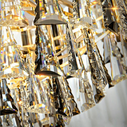 Foyer 3 Layers Extra Large Crystal Chandelier For Living Room Staircase Ceiling Lighting Fixture - Richardrider