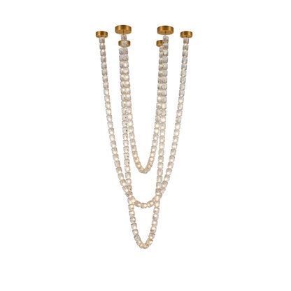 Gabriel Gold Crystal Chandelier
