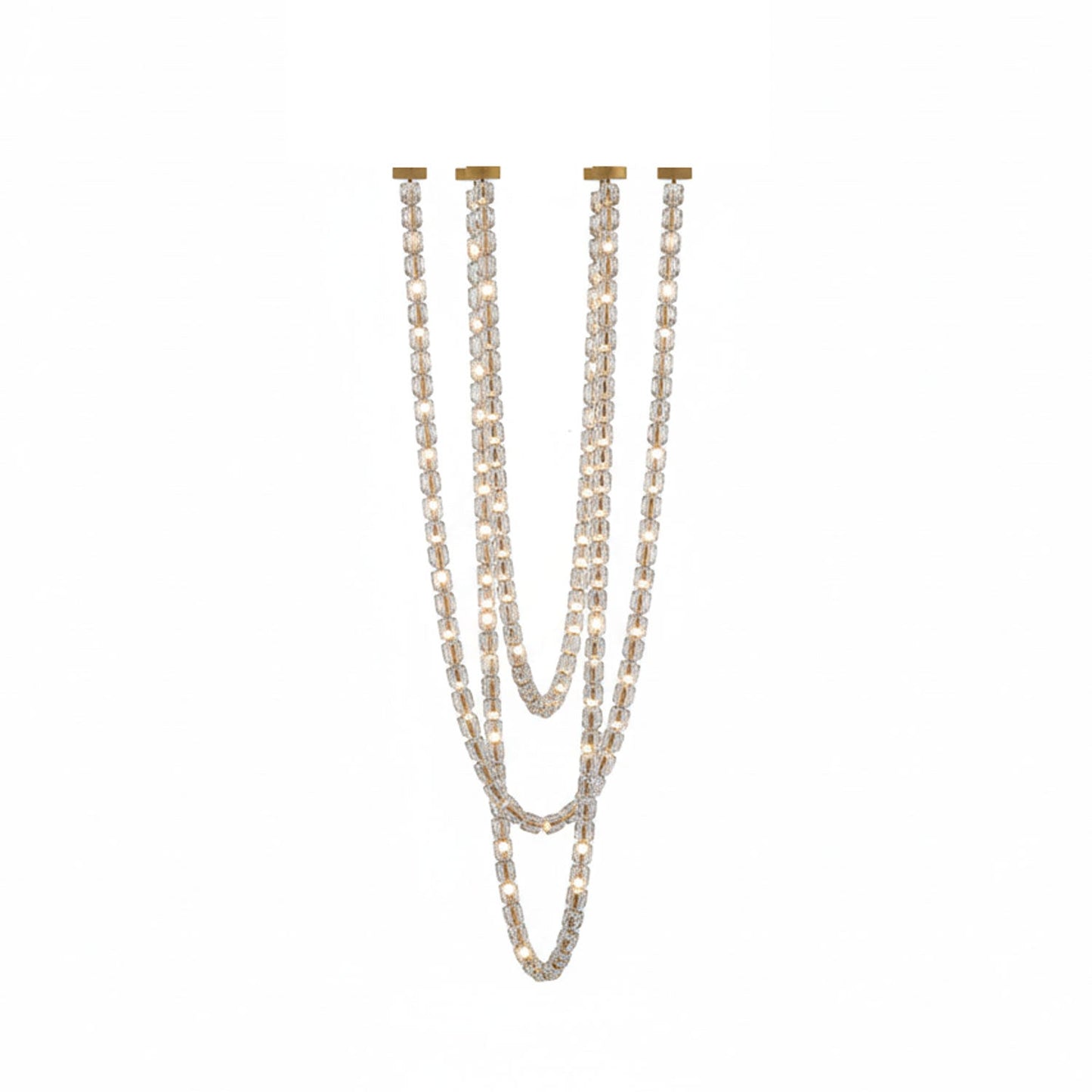 Gabriel Gold Crystal Chandelier