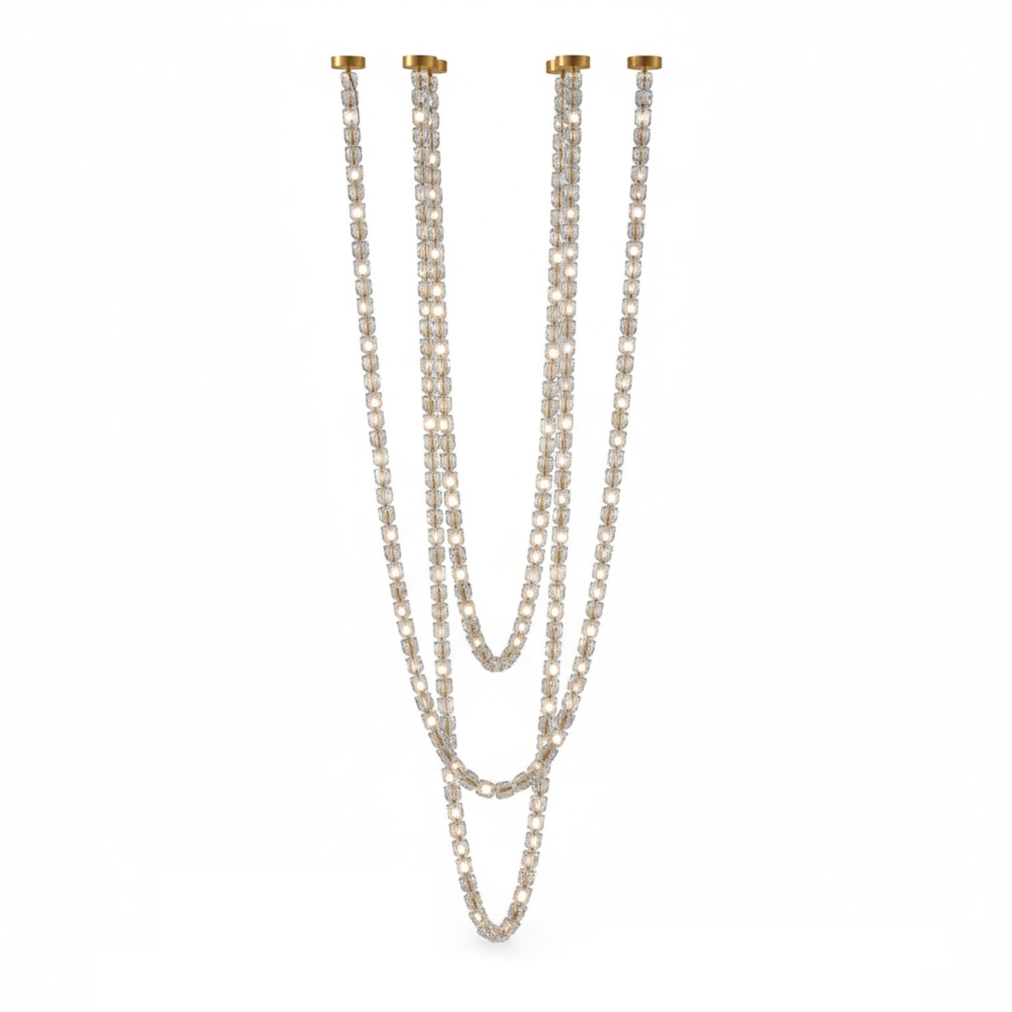 Gabriel Gold Crystal Chandelier