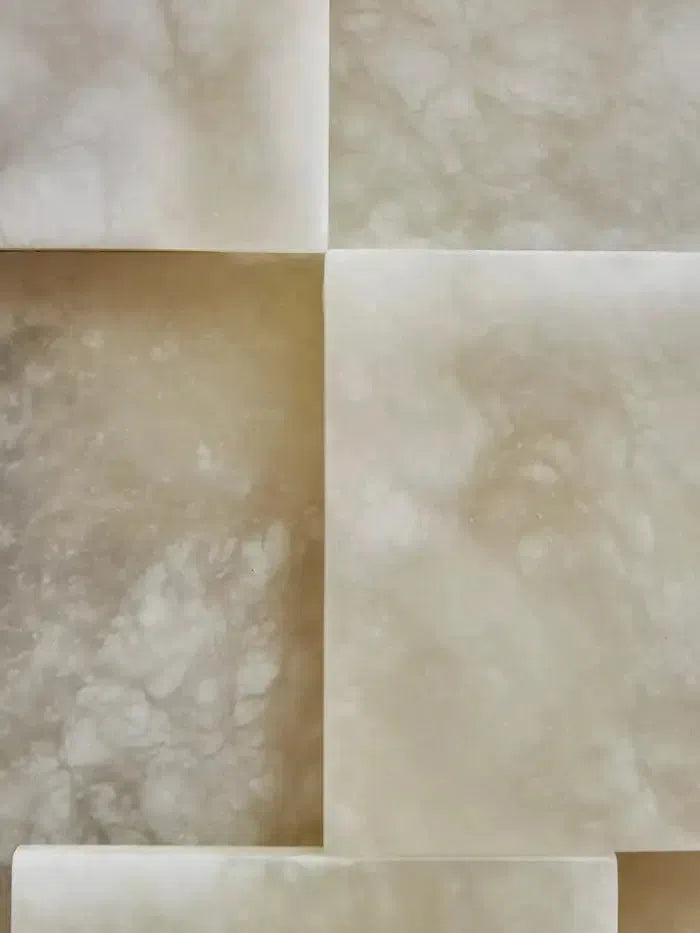 Pair Of Long Wall Sconces in Alabaster - Richardrider