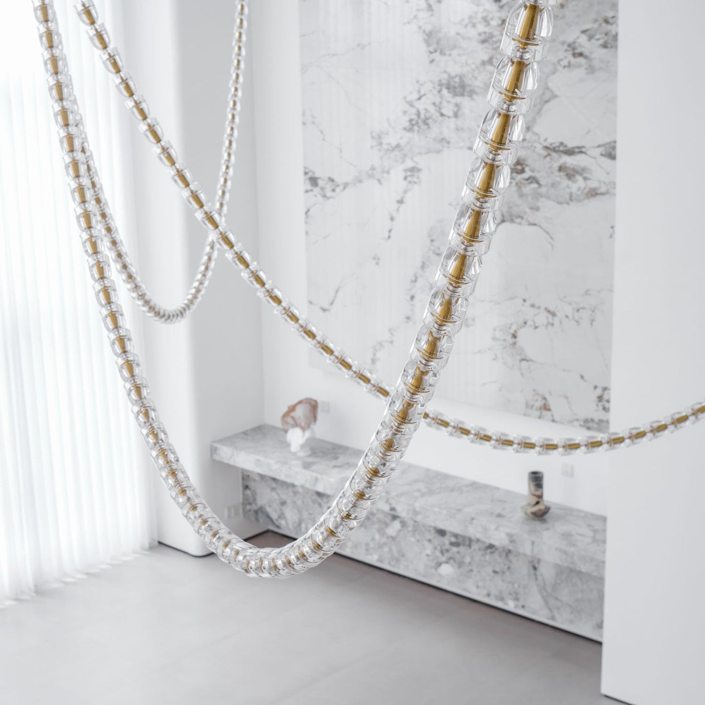 Gabriel Gold Crystal Chandelier