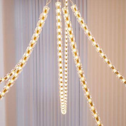 Gabriel Gold Crystal Chandelier