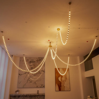 Gabriel Gold Crystal Chandelier