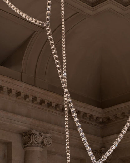 Gabriel Gold Crystal Chandelier