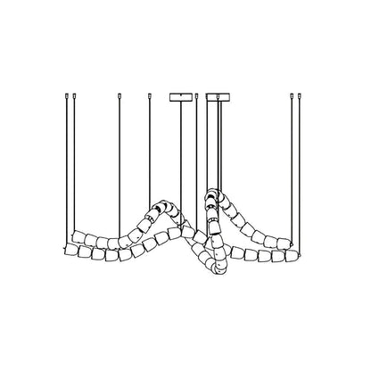 Gabriel Gold Crystal Chandelier