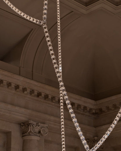 Gabriel Gold Crystal Chandelier