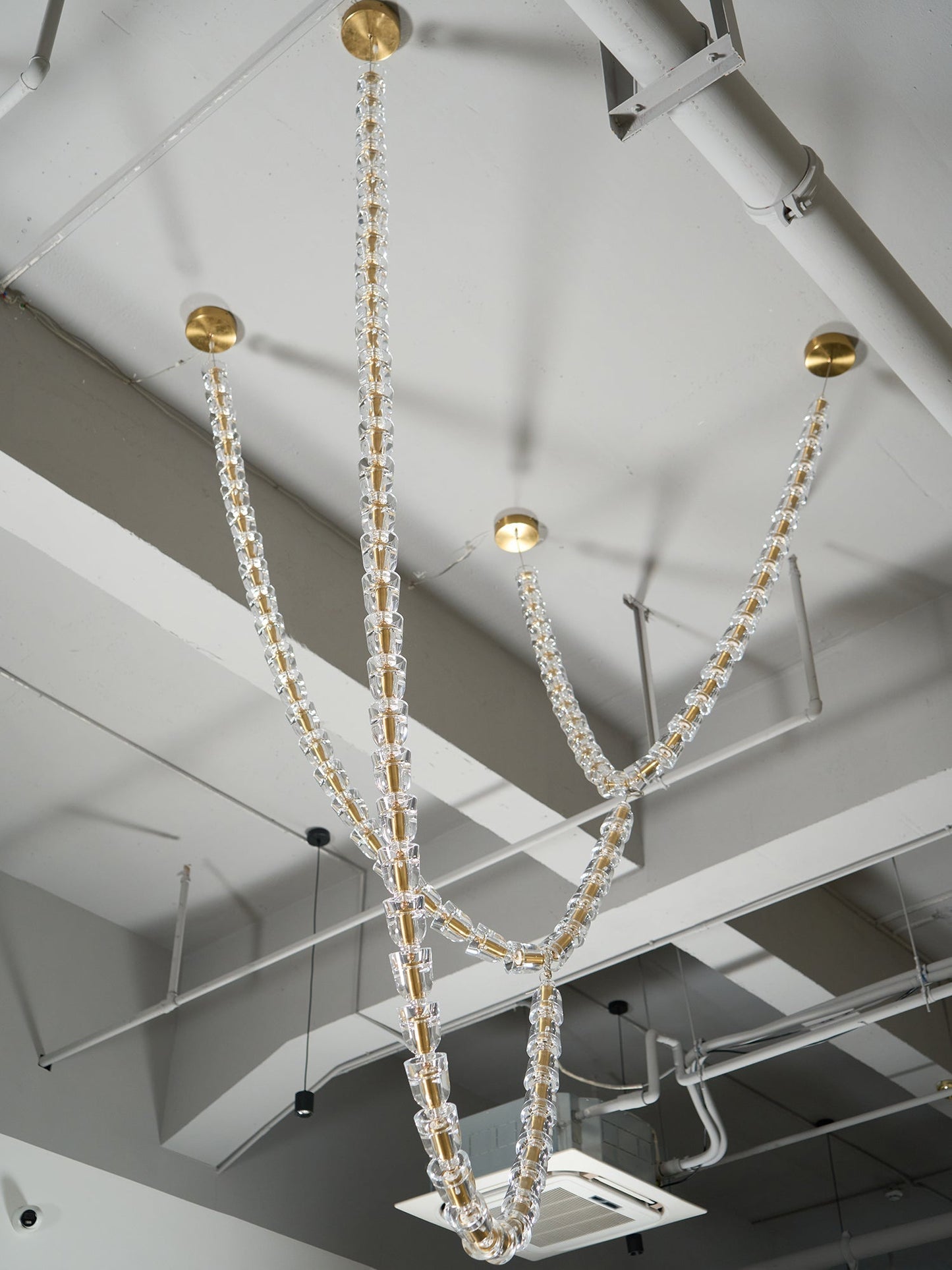 Gabriel Gold Crystal Chandelier