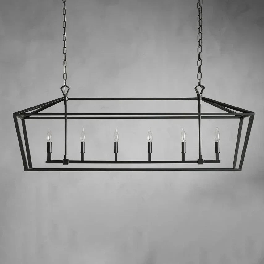 Garnet 54" Rectangular Chandelier