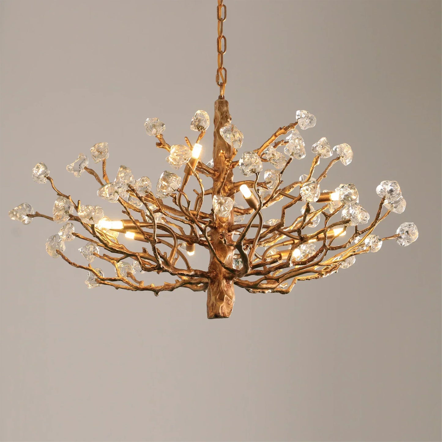 Gemstone Branch Chandelier with Artistic Design for Bedroom or Living Room - Richardrider