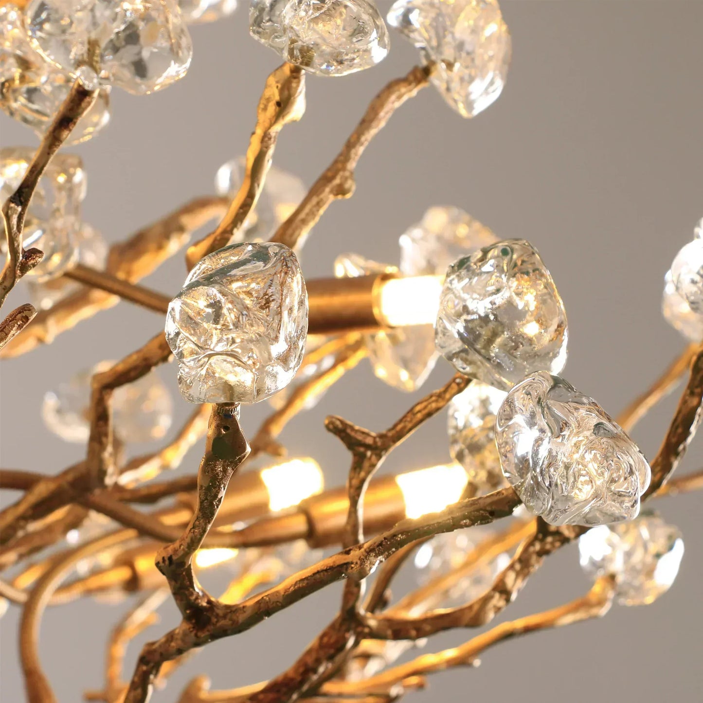 Gemstone Branch Chandelier with Artistic Design for Bedroom or Living Room - Richardrider