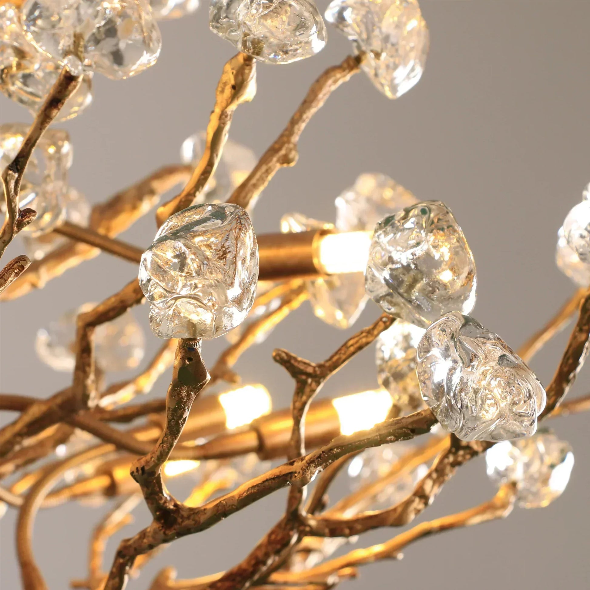 Gemstone Branch Chandelier with Artistic Design for Bedroom or Living Room - Richardrider