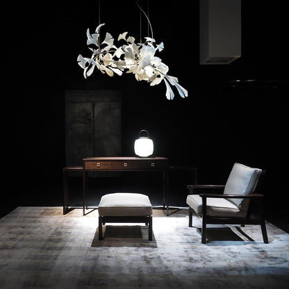 Gingko Ceramic Branch Chandelier A
