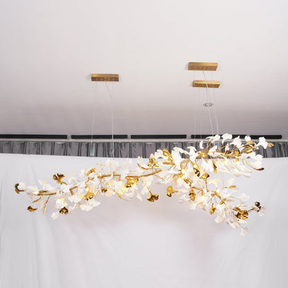 Gingko Ceramic Branch Chandelier A