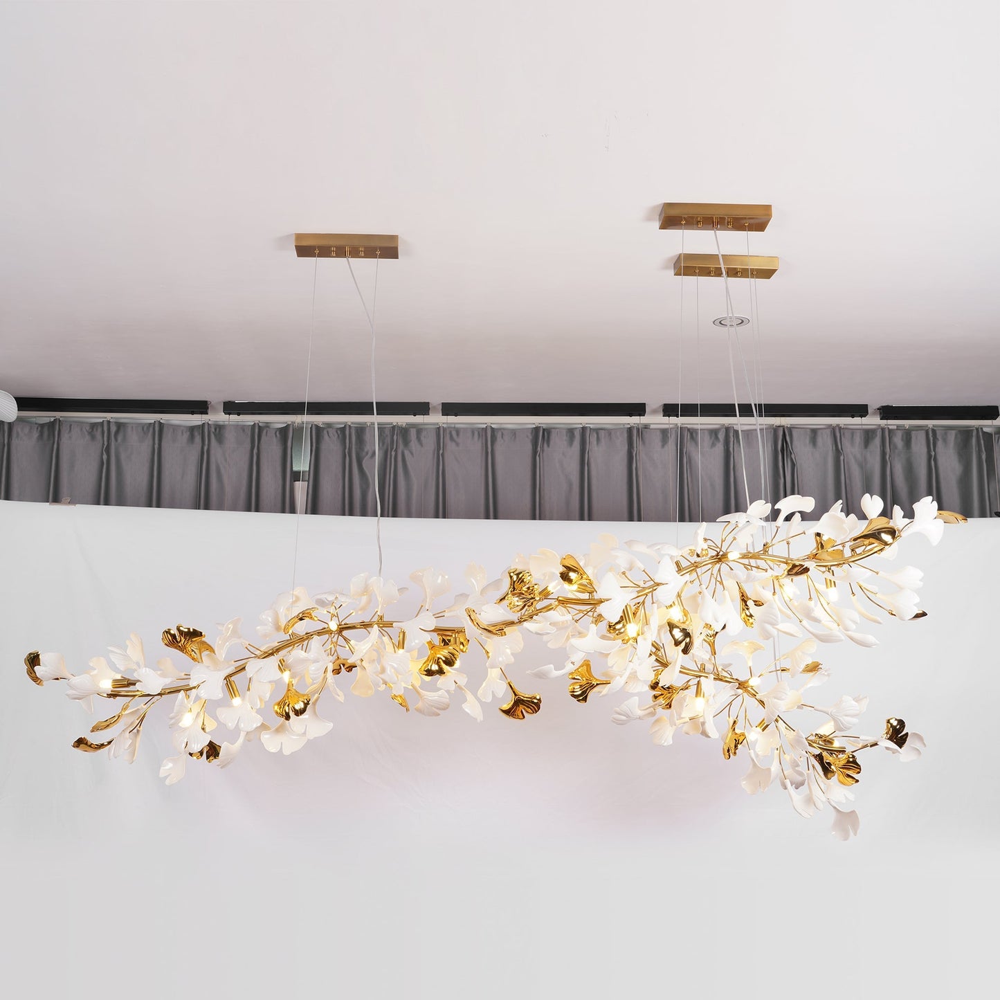 Gingko Ceramic Branch Chandelier A