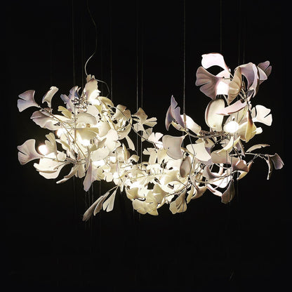 Gingko Ceramic Branch Chandelier A