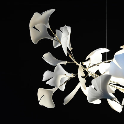 Gingko Ceramic Branch Chandelier A