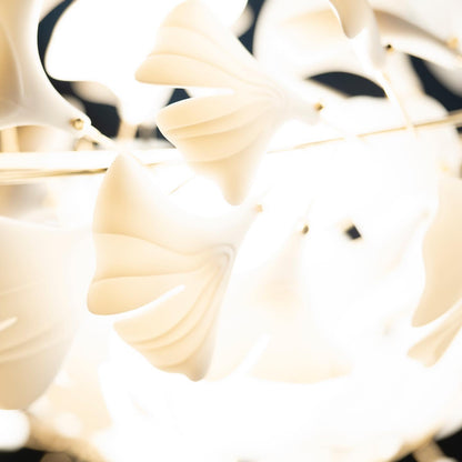 Gingko Ceramic Branch Chandelier A