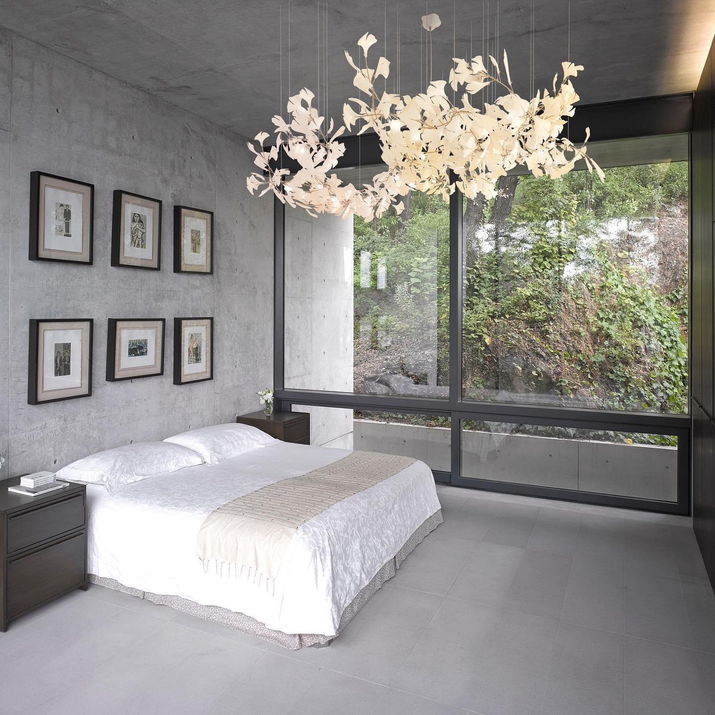 Gingko Ceramic Branch Chandelier A