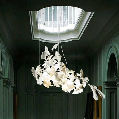 Gingko Ceramic Branch Chandelier A