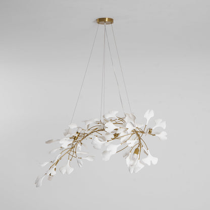 Gingko Ceramic Branch Chandelier A