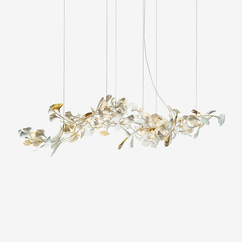 Gingko Ceramic Branch Chandelier E