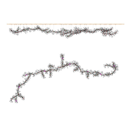 Gingko Ceramic Branch Chandelier E