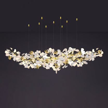 Gingko Ceramic Branch Chandelier Z