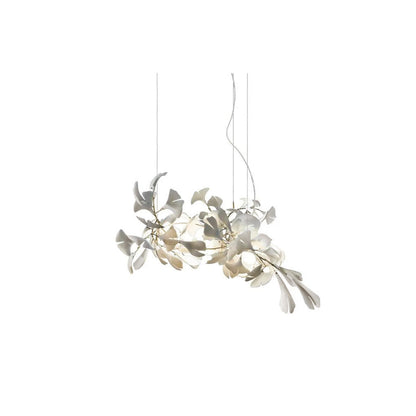 Gingko Ceramic Branch Chandelier A