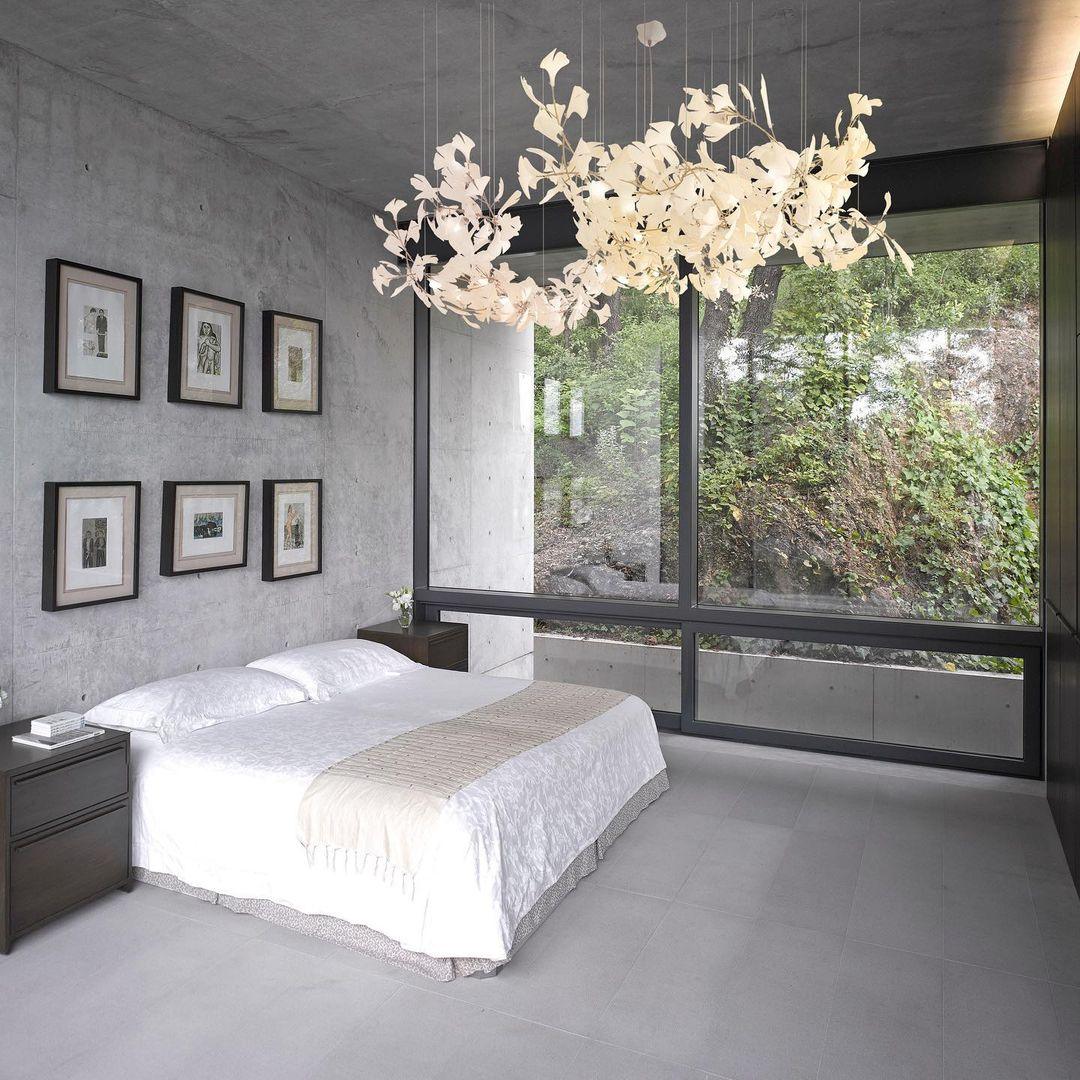 Gingko Ceramic Branch Chandelier E