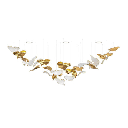 Ginkgo Ceramics Tree Chandelier