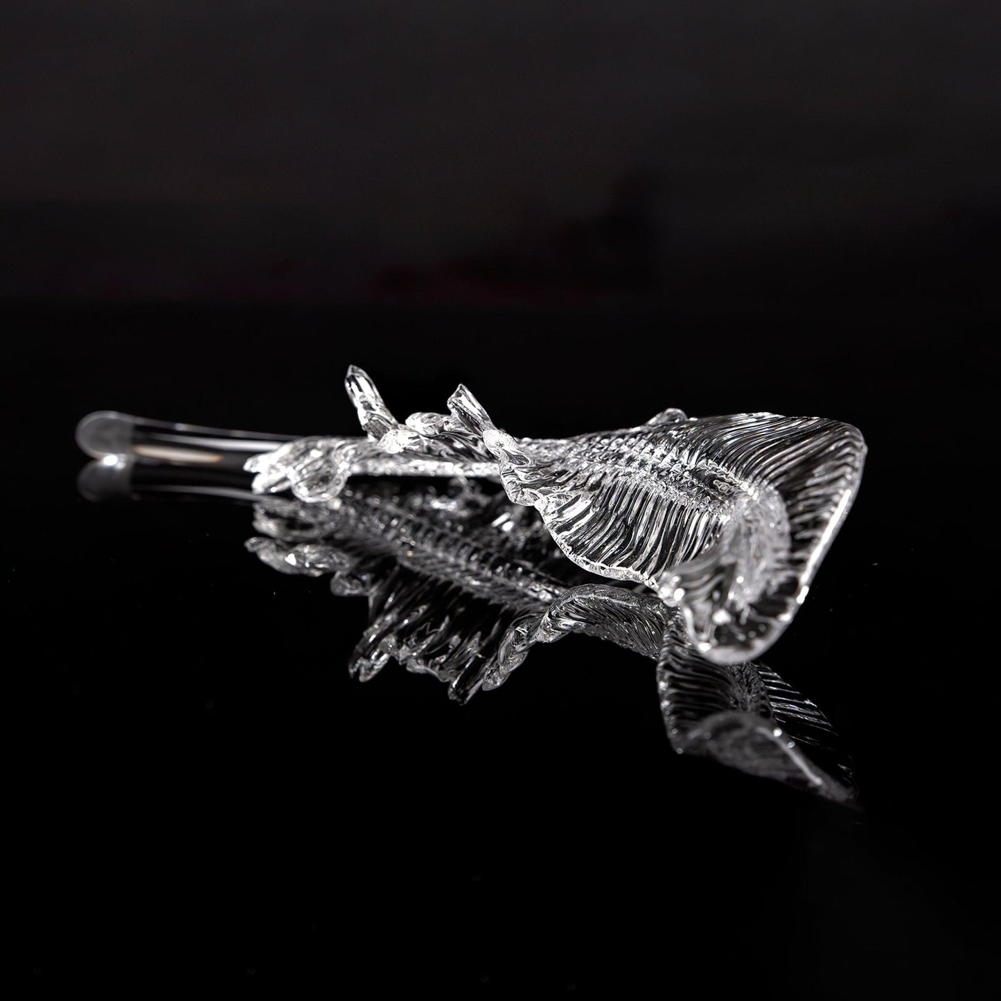 Galaxy Glass Feathers Flying Chandelier