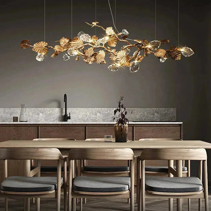 Gold Leaf Chandelier - Richardrider