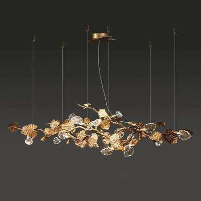 Gold Leaf Chandelier - Richardrider