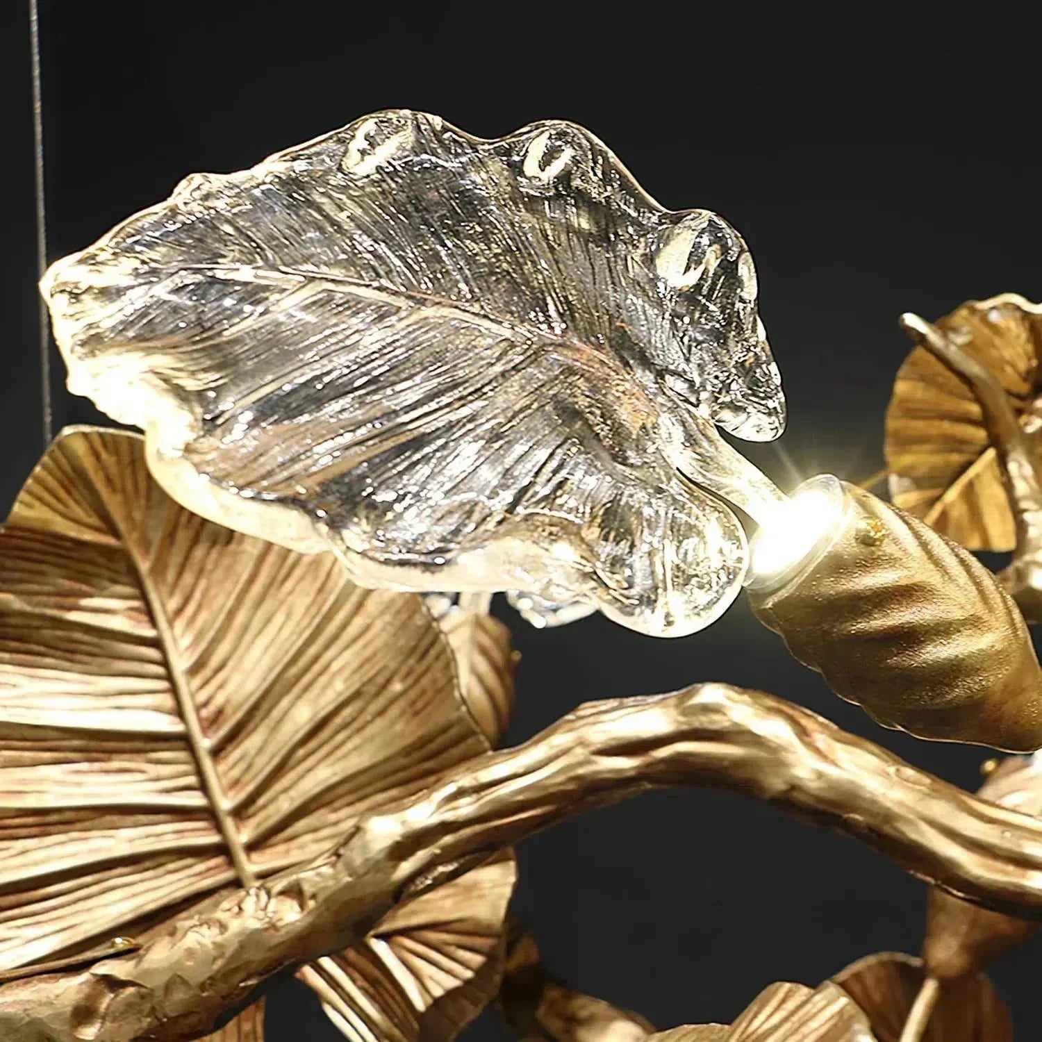 Gold Leaf Chandelier - Richardrider