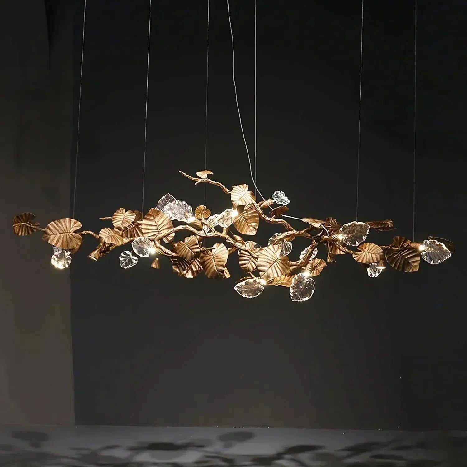 Gold Leaf Chandelier - Richardrider