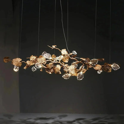 Gold Leaf Chandelier - Richardrider