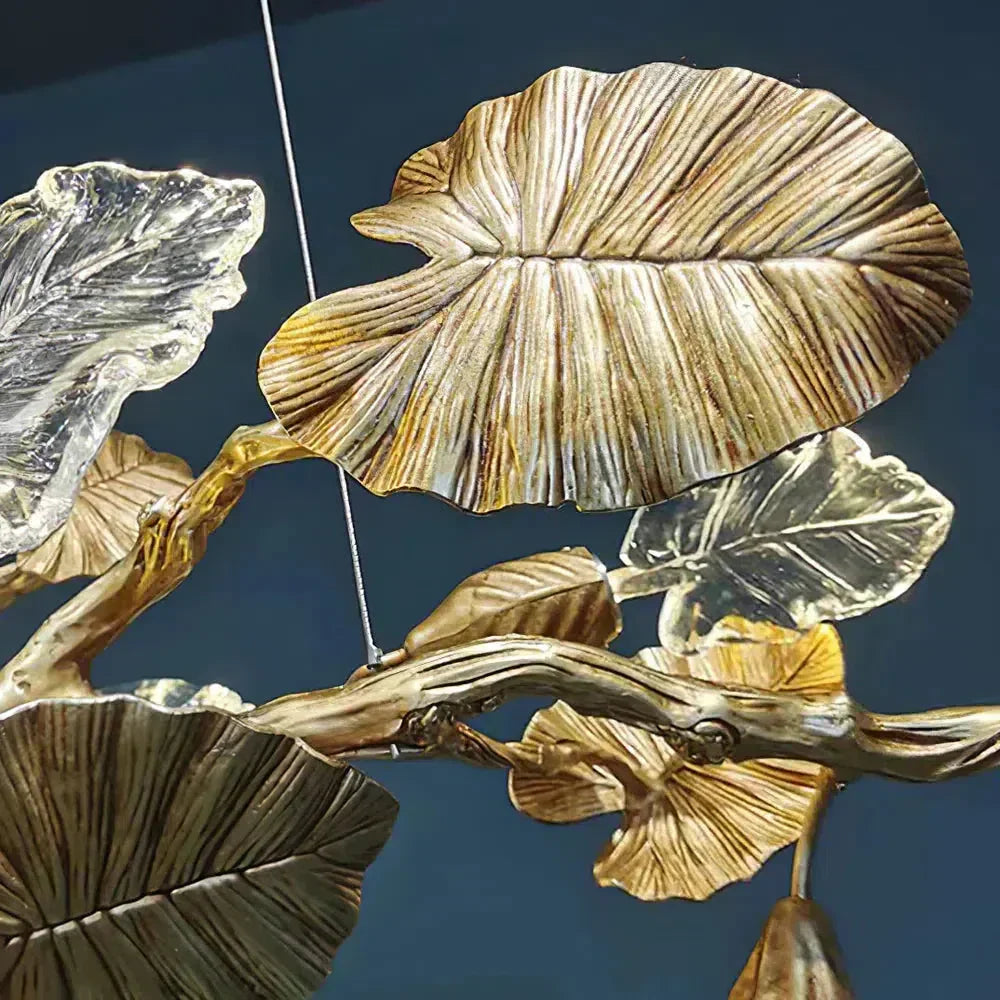 Gold Leaf Chandelier - Richardrider