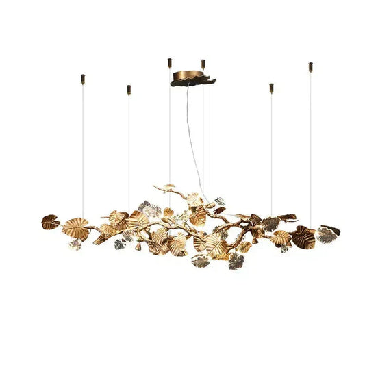 Gold Leaf Chandelier - Richardrider