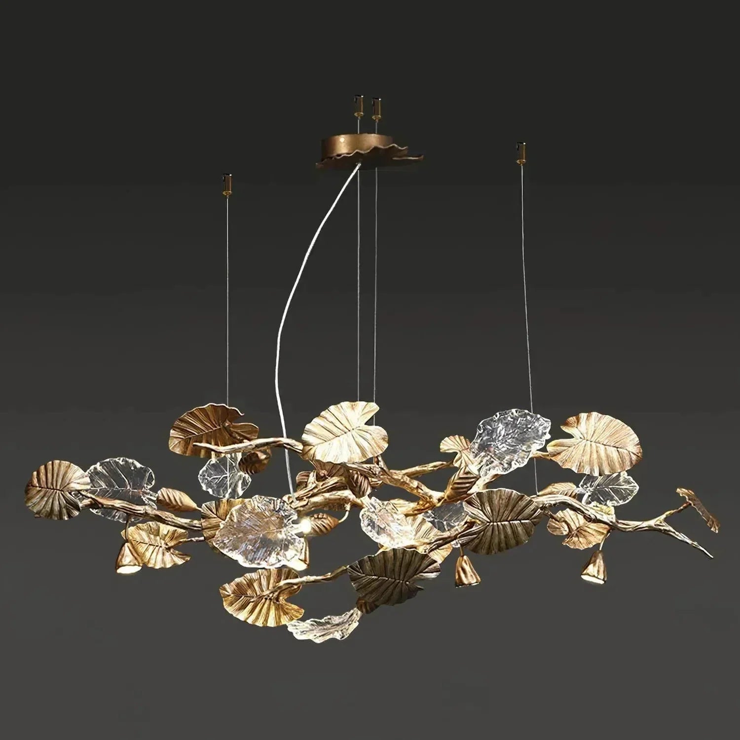 Gold Leaf Chandelier - Richardrider