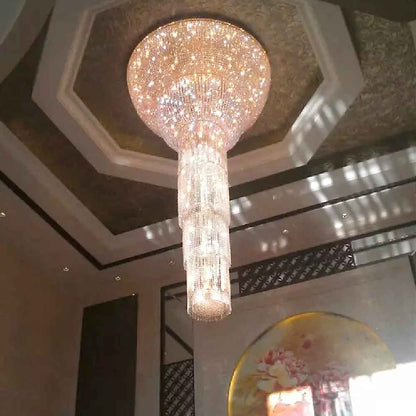 Golden Empire mounting crystal chandelier
