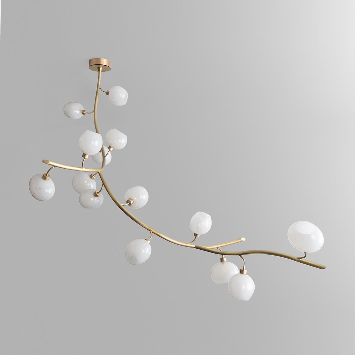 Modern Linear Brass Branches Chandelier for Dining Room - Richardrider