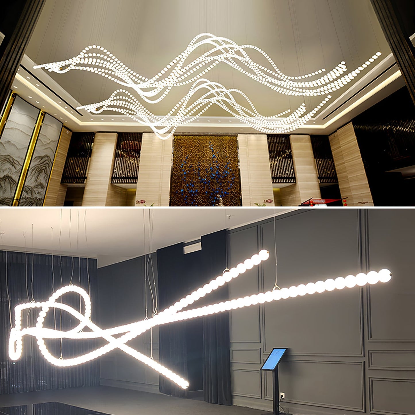 Halti Necklace Acrylic Chandelier