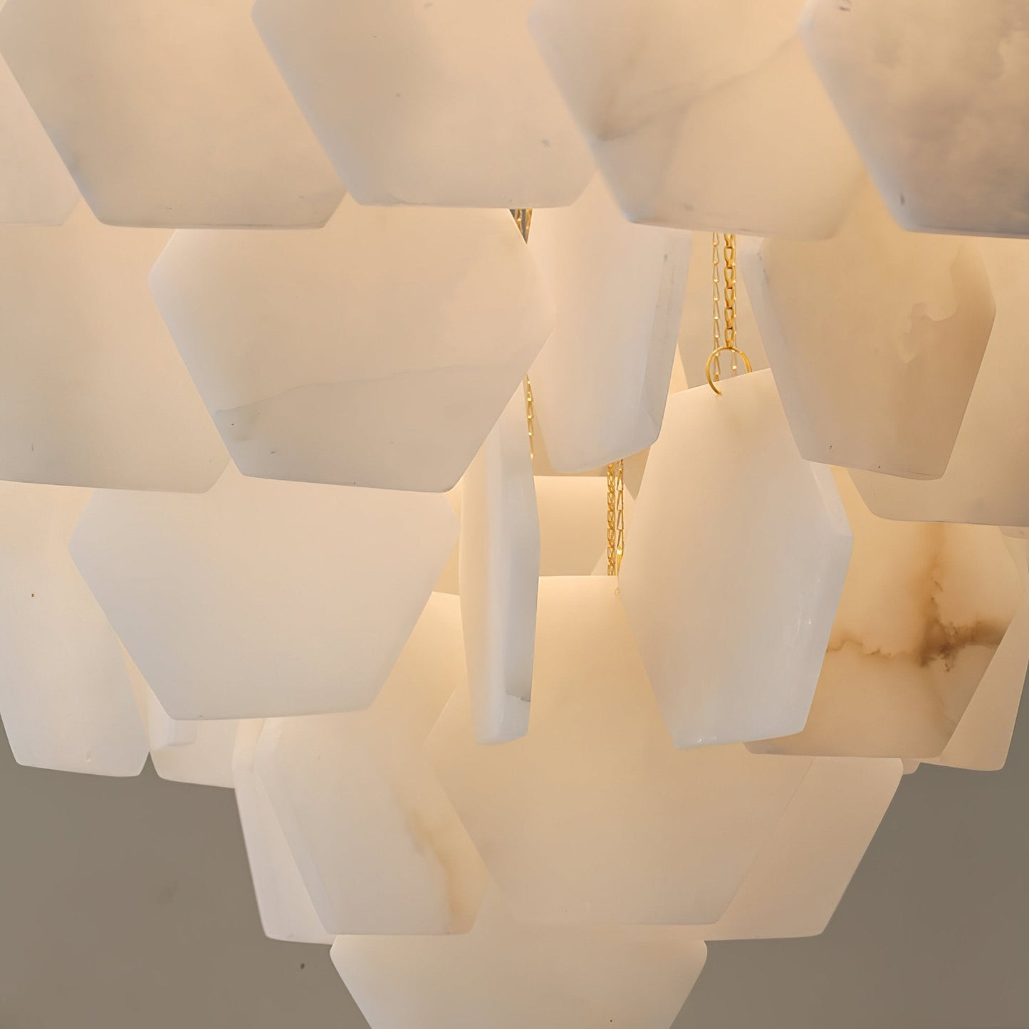 Hexa Alabaster Cascade Chandelier - Richardrider
