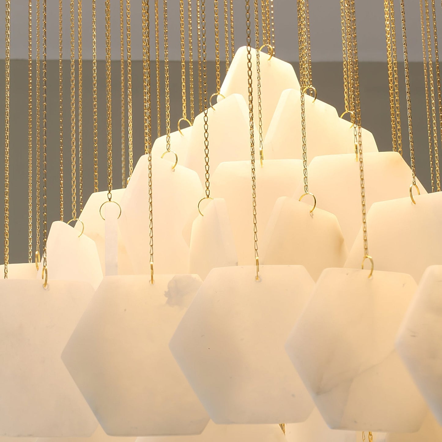 Hexa Alabaster Cascade Chandelier - Richardrider
