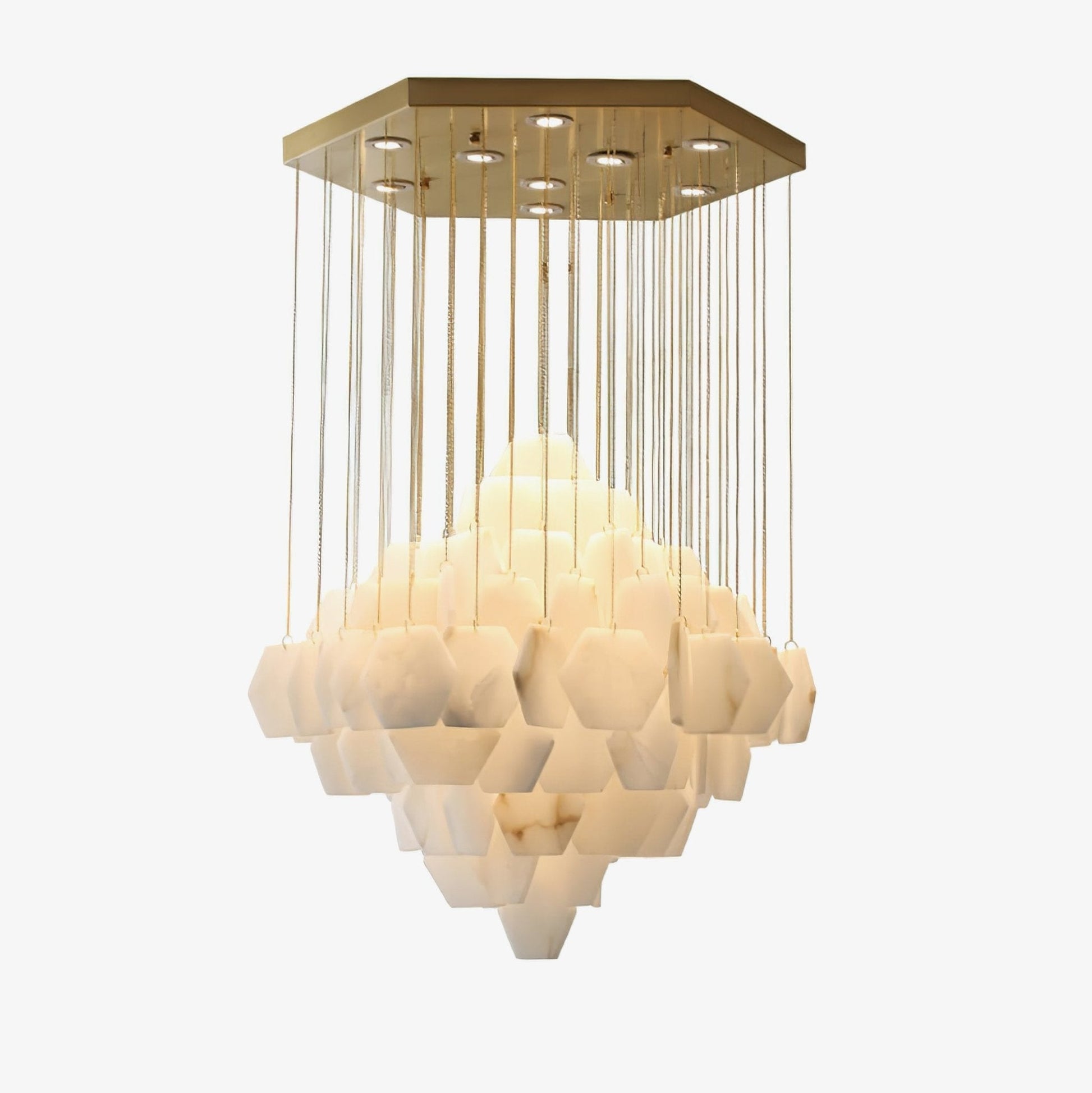 Hexa Alabaster Cascade Chandelier - Richardrider